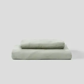 100% Linen Duvet Set Stone