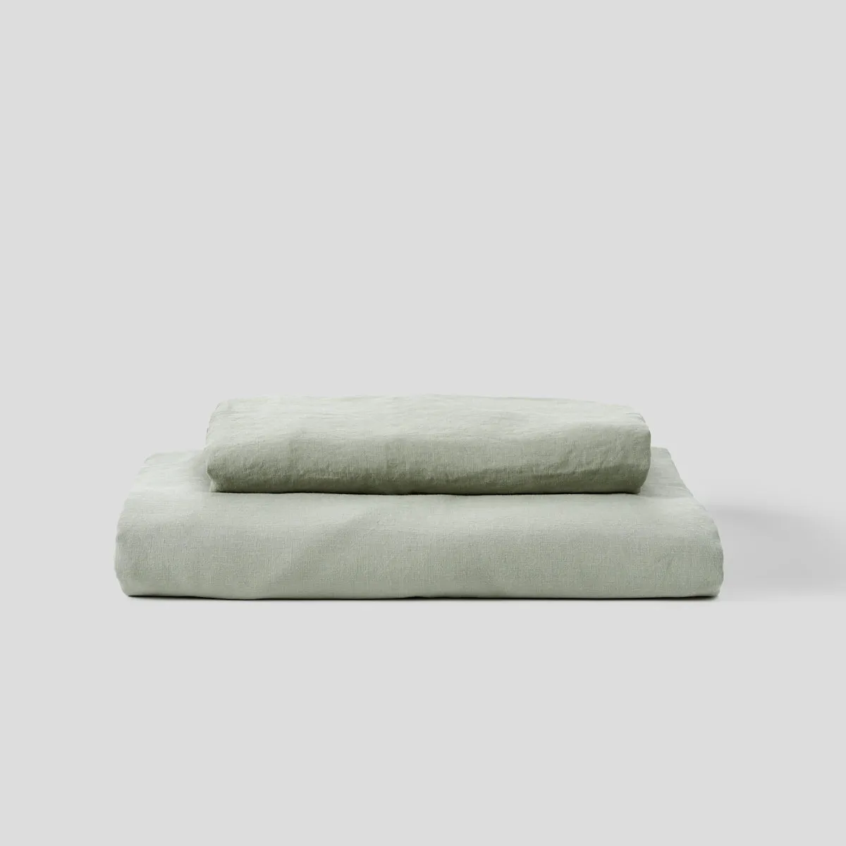 100% Linen Duvet Set Stone