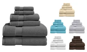 100% Organic Cotton  Bath Towel Set (6-Piece)