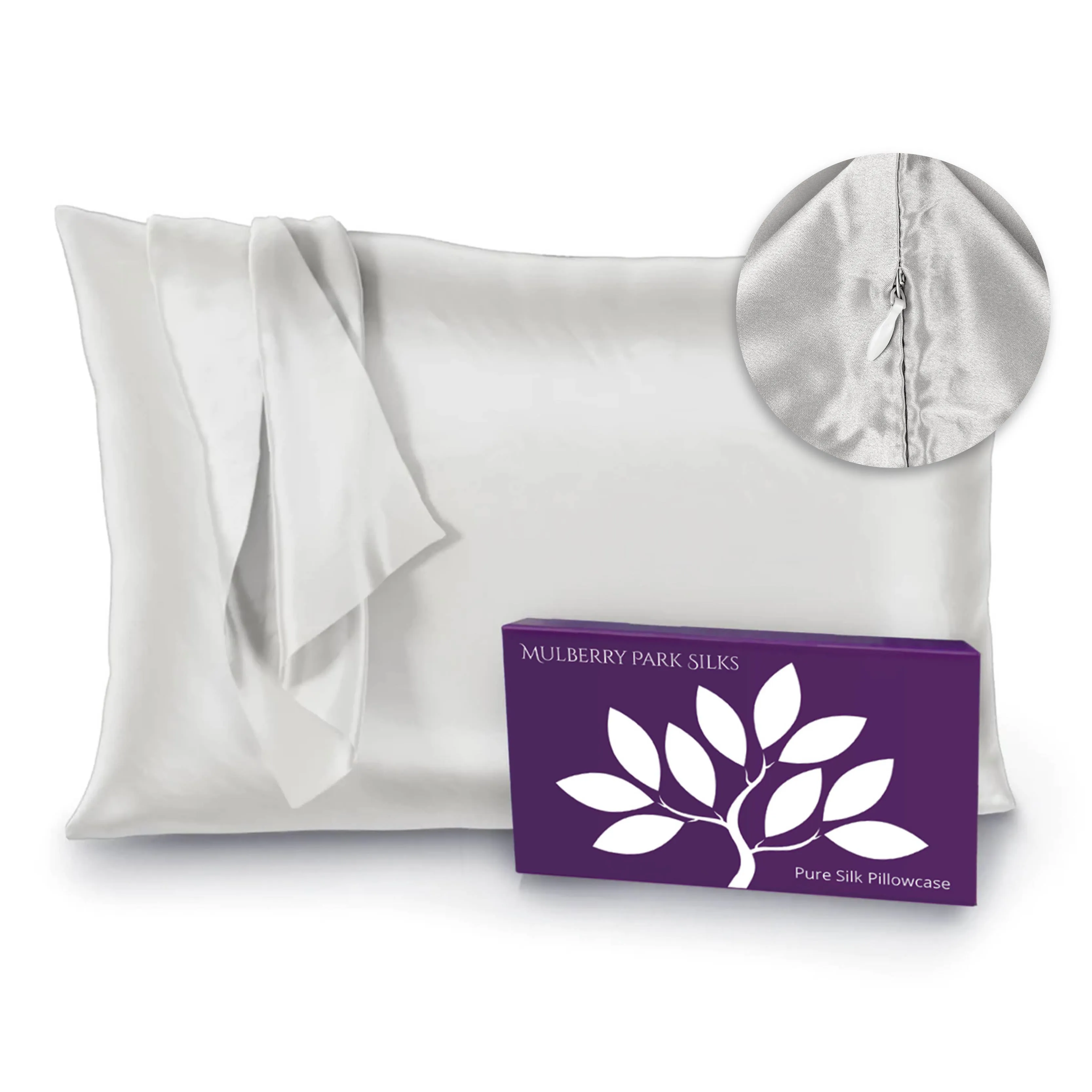 22 Momme Silk Pillowcase - Ivory