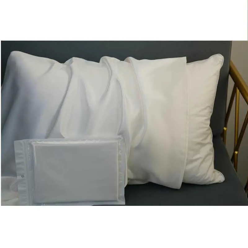 22 Momme silk pillowcase - Queen - Envelope - White - In Stock