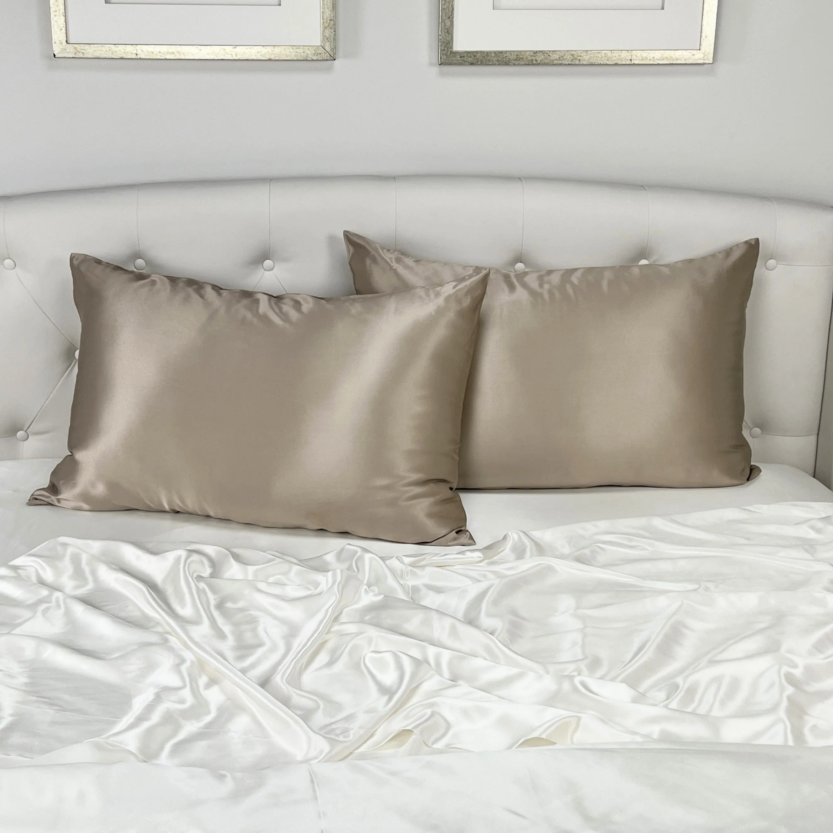 22 Momme Silk Pillowcase - Taupe