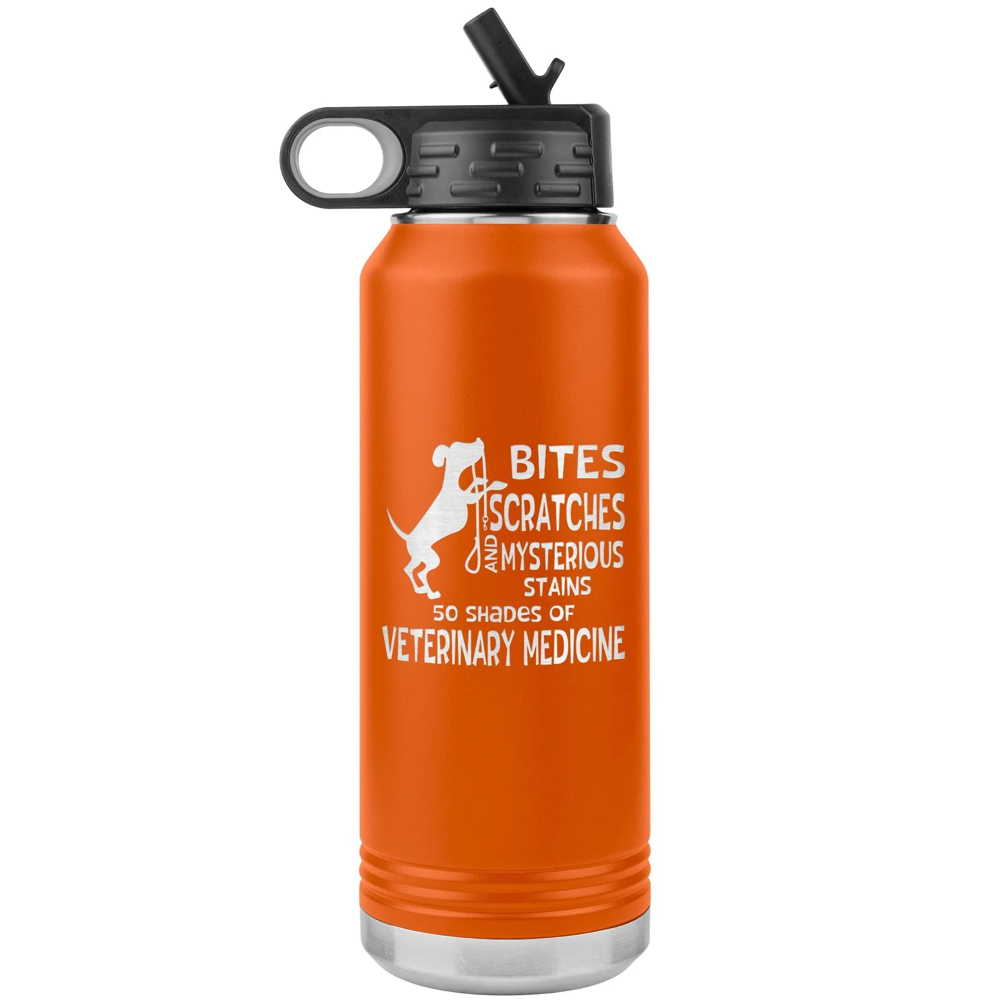 50 Shades of Veterinary Medicine Water Bottle Tumbler 32 oz