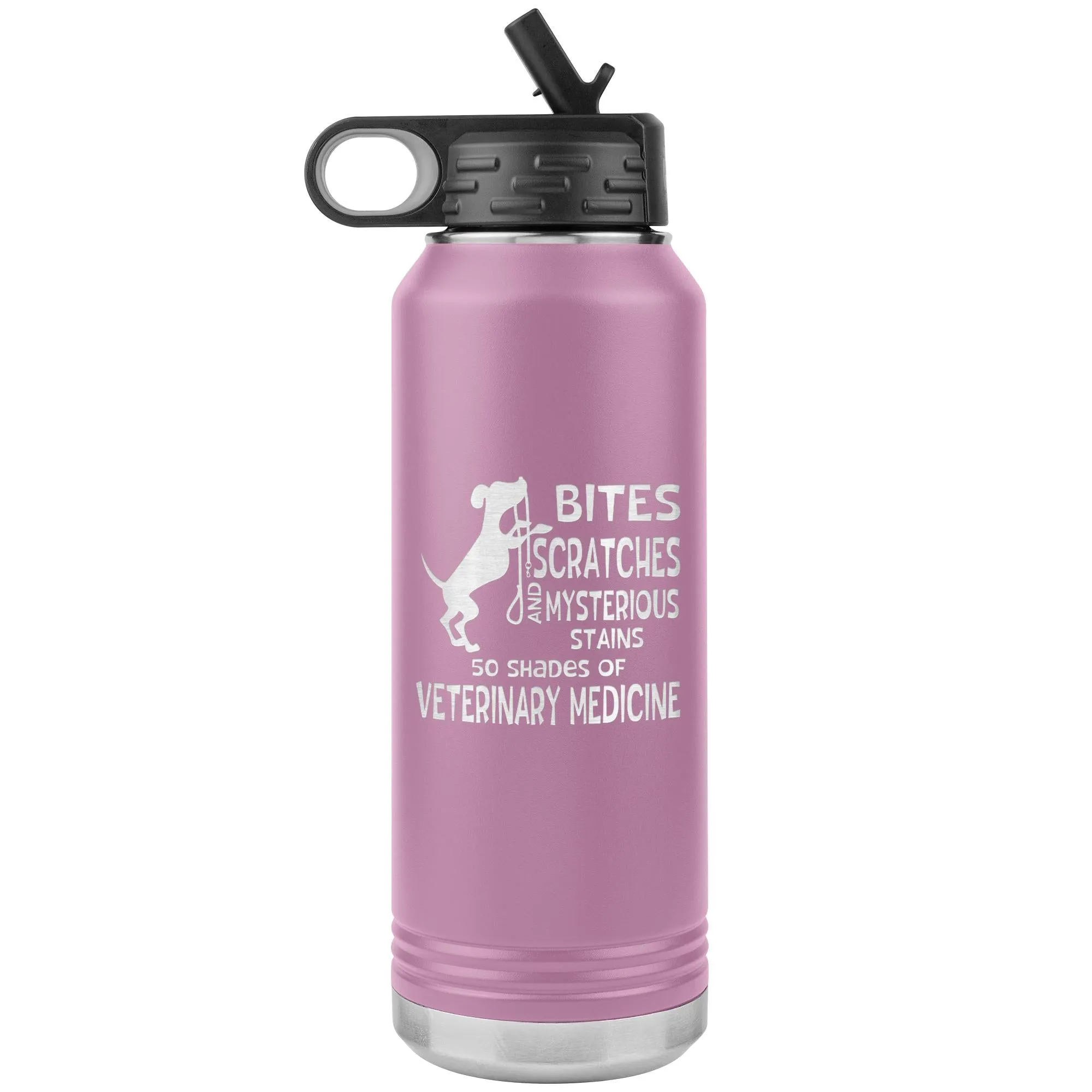 50 Shades of Veterinary Medicine Water Bottle Tumbler 32 oz