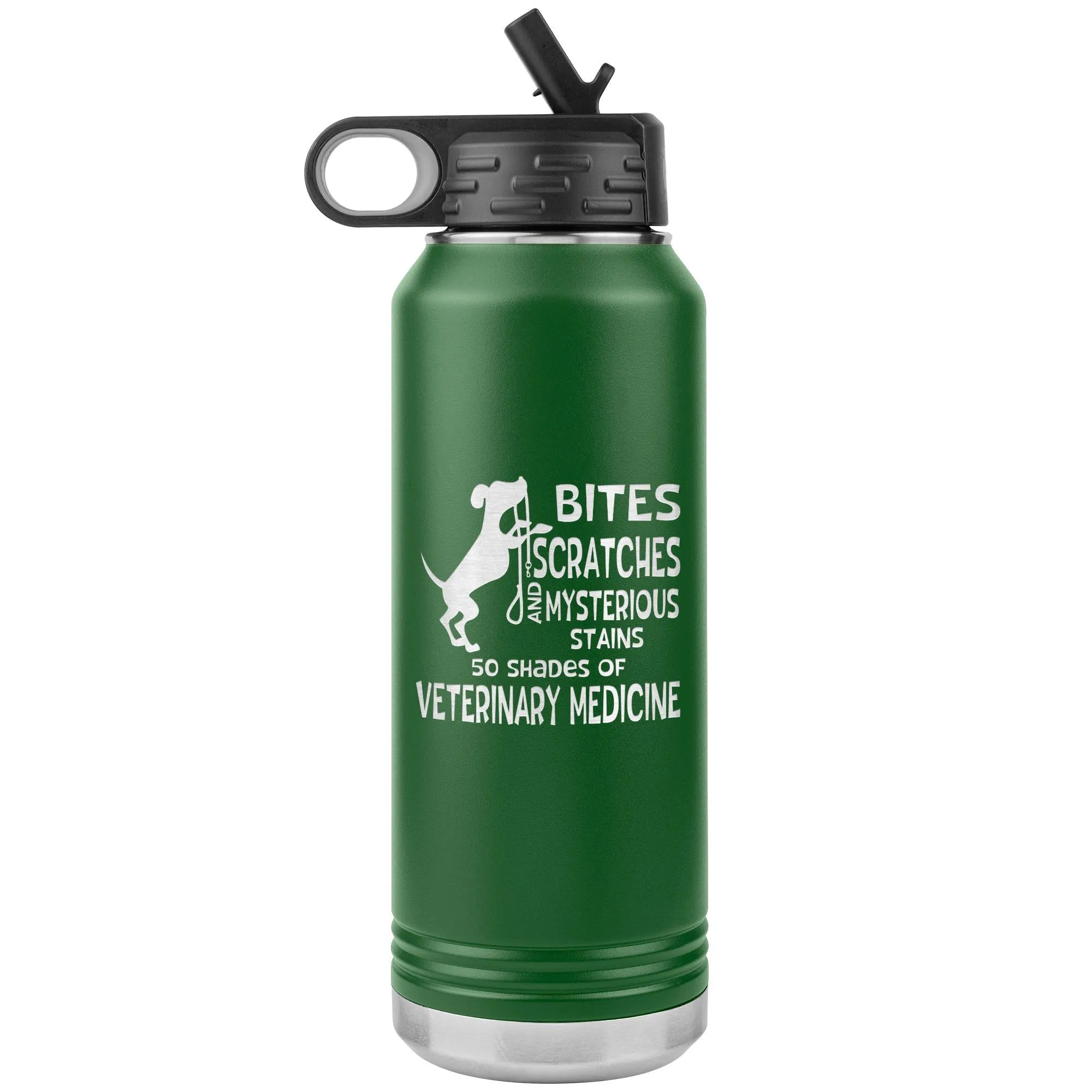 50 Shades of Veterinary Medicine Water Bottle Tumbler 32 oz