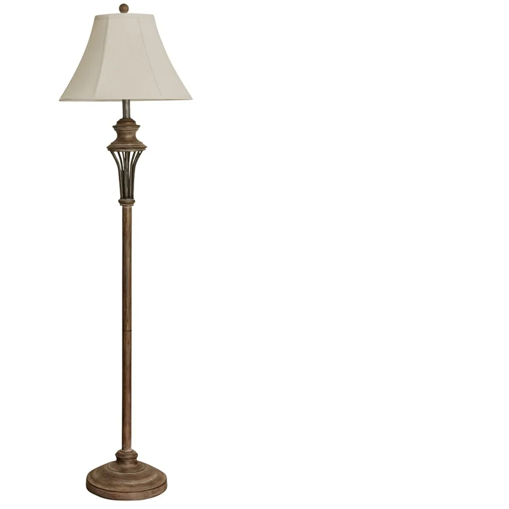 Abode 84 3 Piece Rustic Moraga Standing Floor Light and Table Lamp Set (Used)