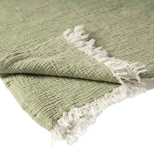 Andhome 80299OLG Olive/Green Throw Blanket