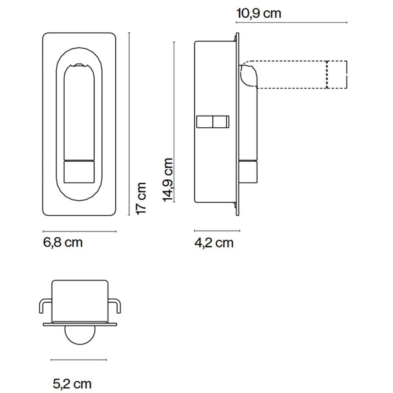 ANKUR BEDSIDE PULL-OUT LED WALL LIGHT