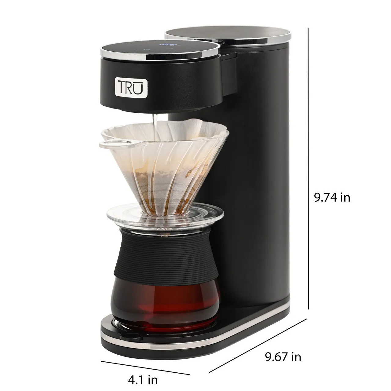 Automatic Pour Over Coffee Maker with Digital Touch Screen