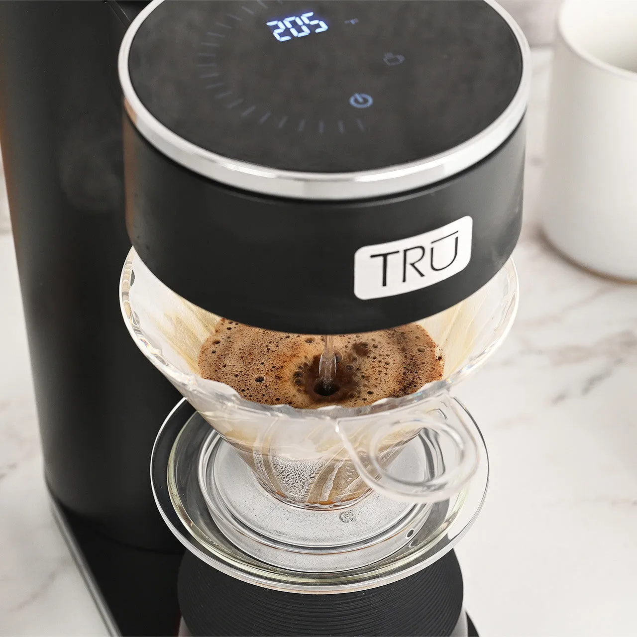 Automatic Pour Over Coffee Maker with Digital Touch Screen