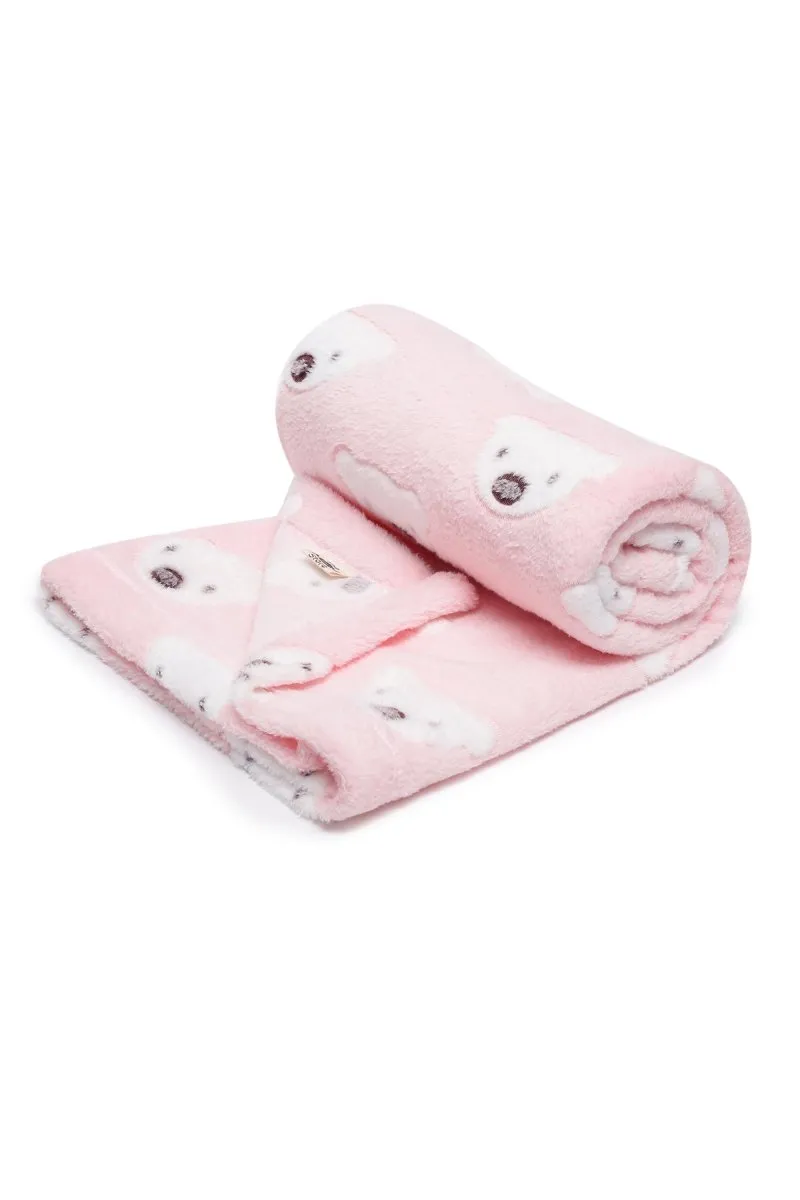 Baby Blankets-  Little Teddy Fleece Blanket