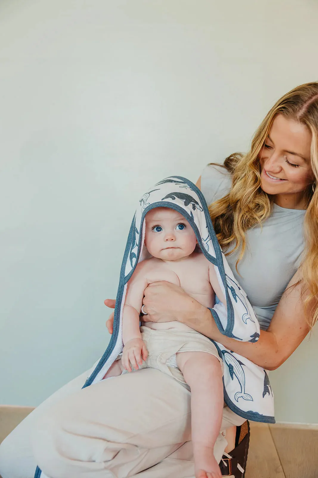 Baby Hooded Towel - Cove