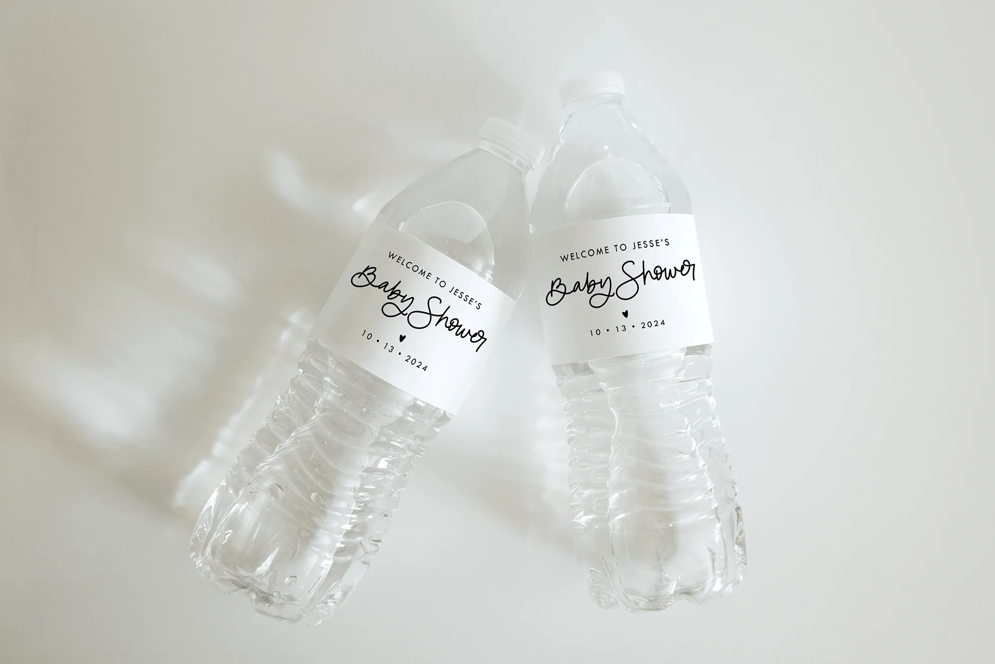 Baby Shower Water Bottle Labels