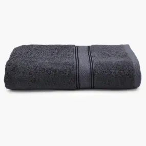 Bath Towel - Charcoal & Grey