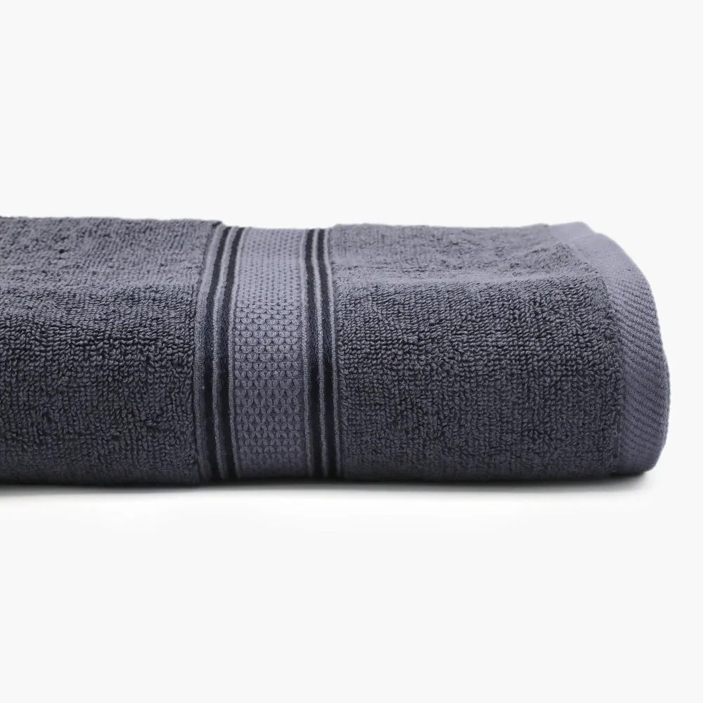 Bath Towel - Charcoal & Grey