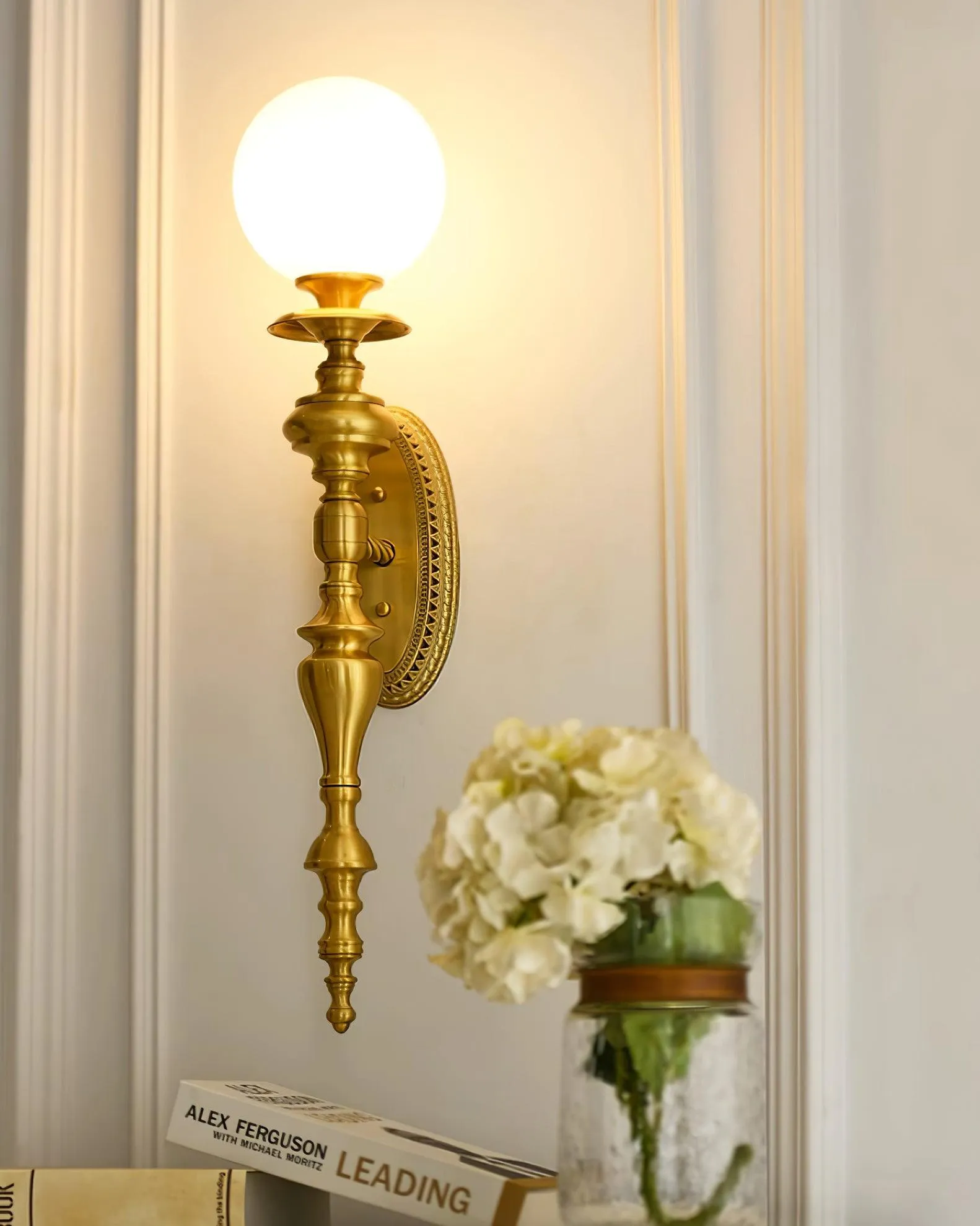 Beatty Brass Wall Lamp