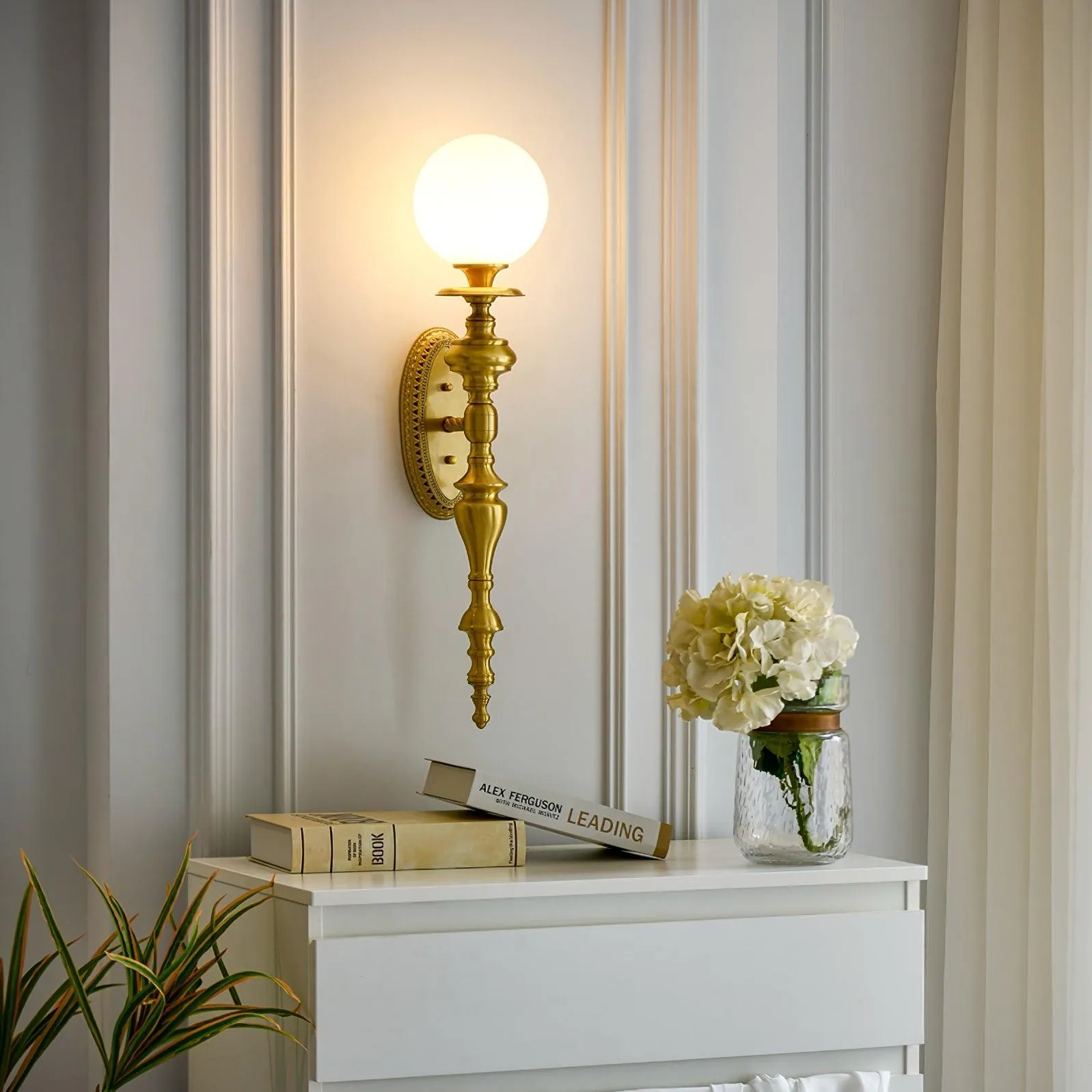 Beatty Brass Wall Lamp