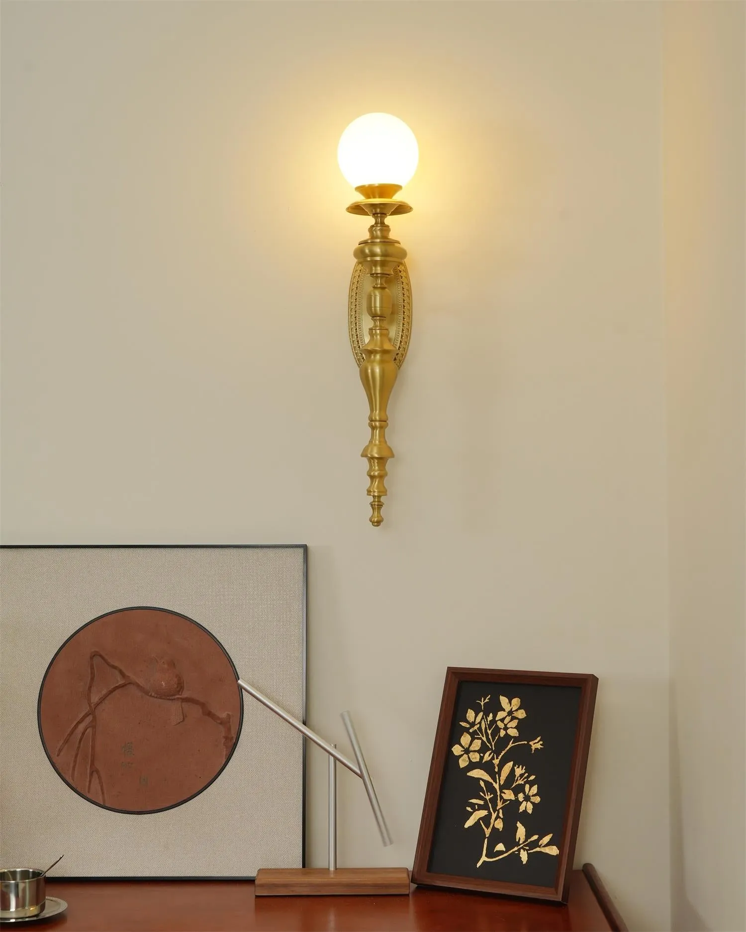 Beatty Brass Wall Lamp