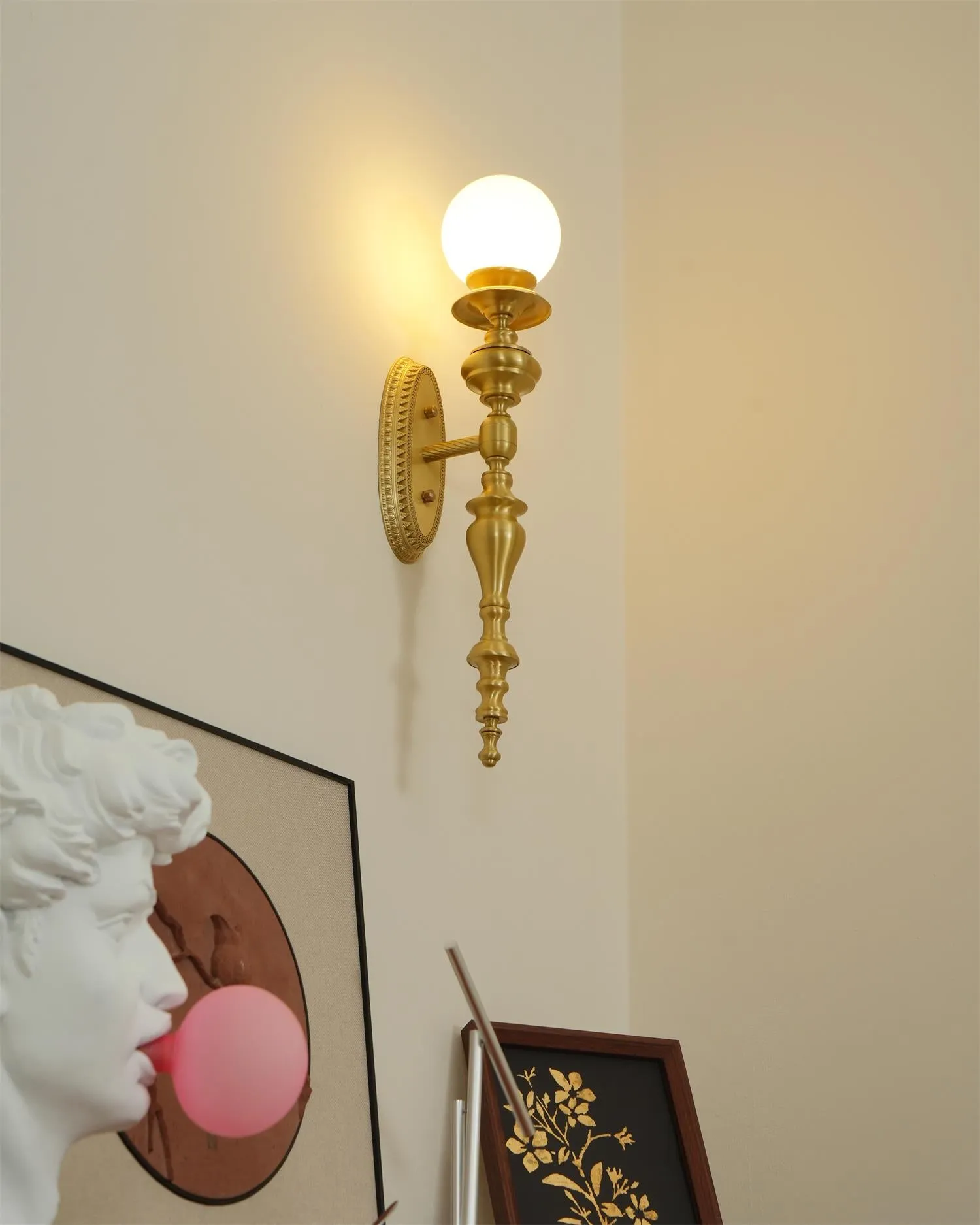 Beatty Brass Wall Lamp