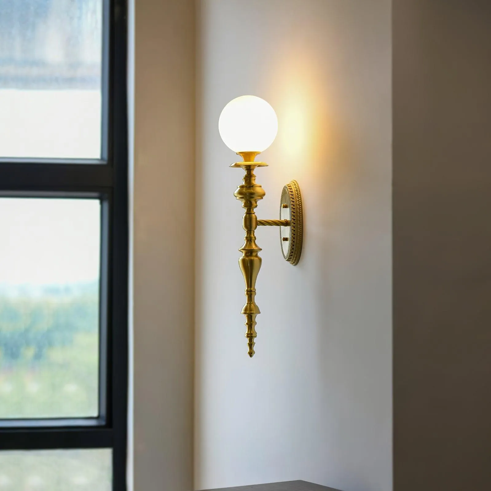 Beatty Brass Wall Lamp