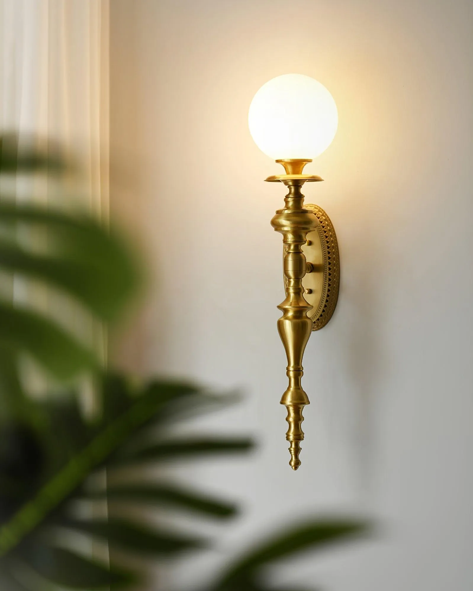 Beatty Brass Wall Lamp