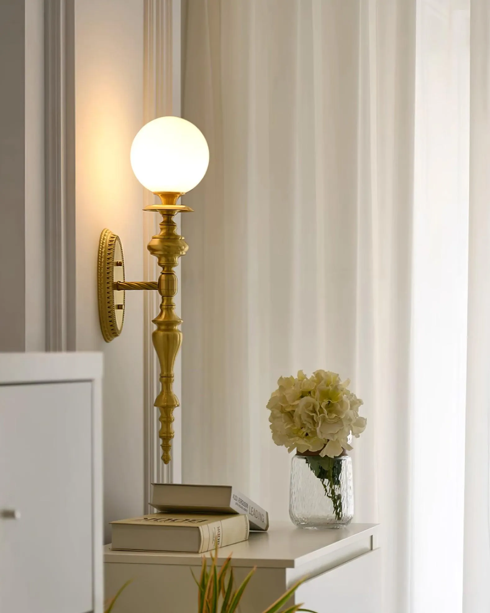 Beatty Brass Wall Lamp