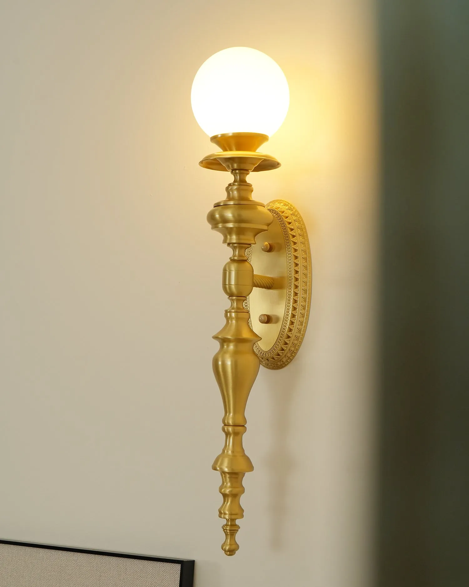 Beatty Brass Wall Lamp