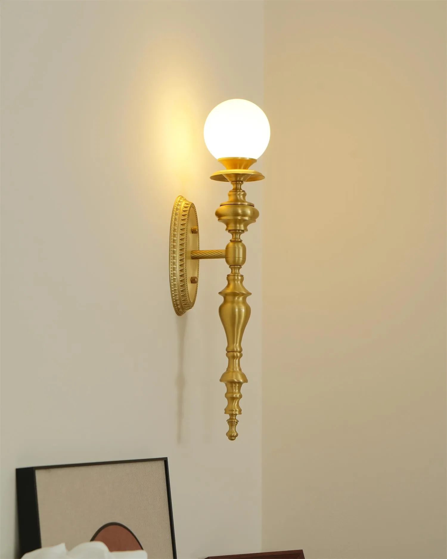 Beatty Brass Wall Lamp