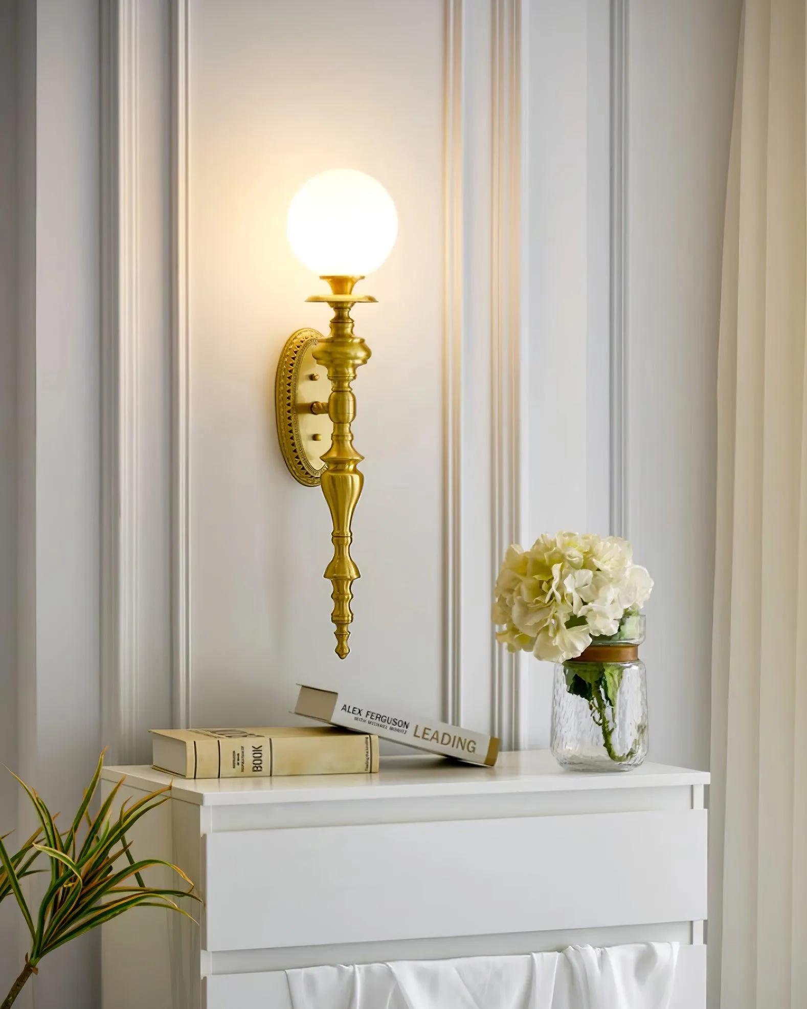 Beatty Brass Wall Lamp