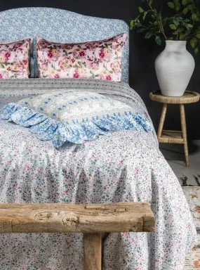 Bedding Made With Liberty Fabric DONNA LEIGH DUCK EGG