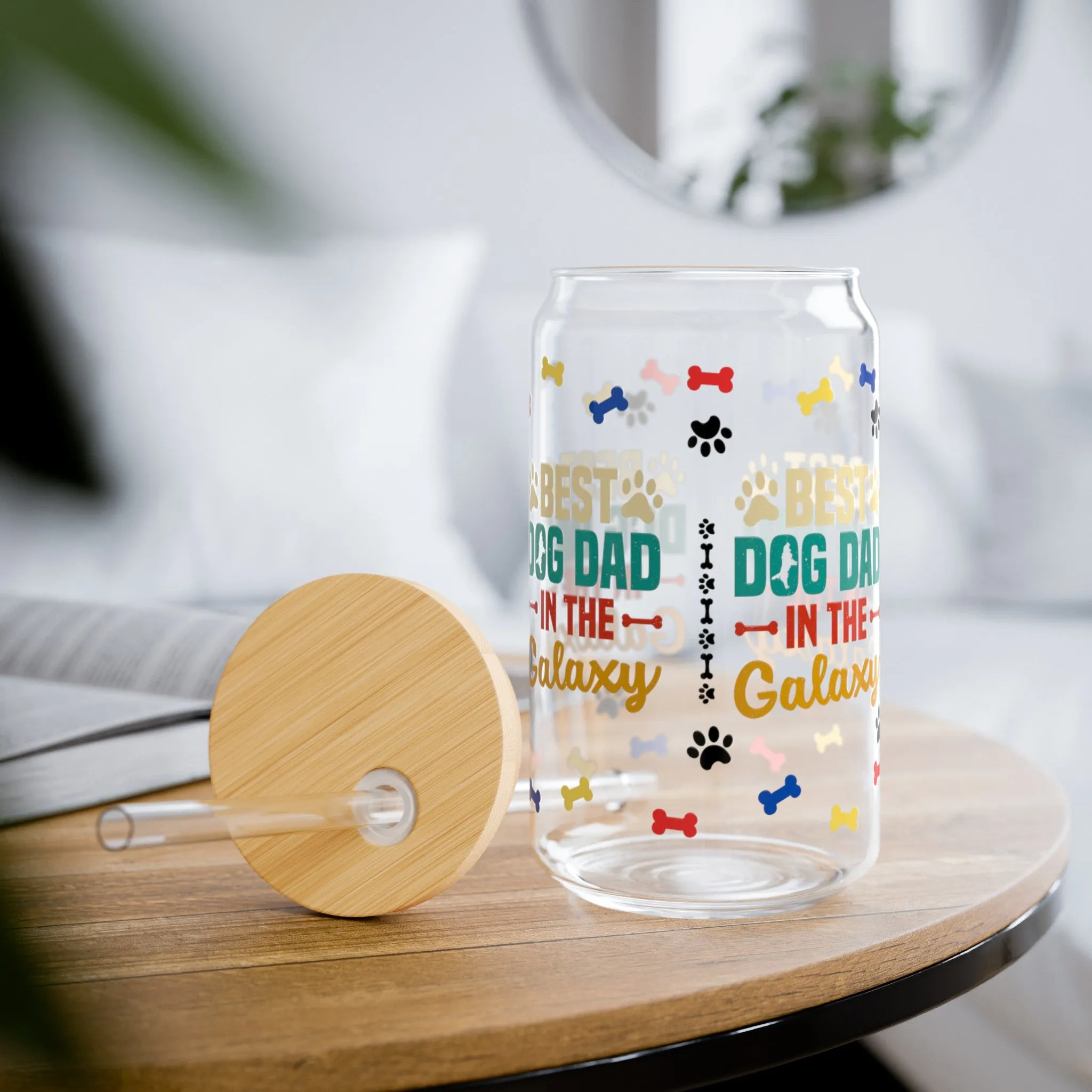 Best Dog Dad in the Galaxy | Sipper Glass, 16oz