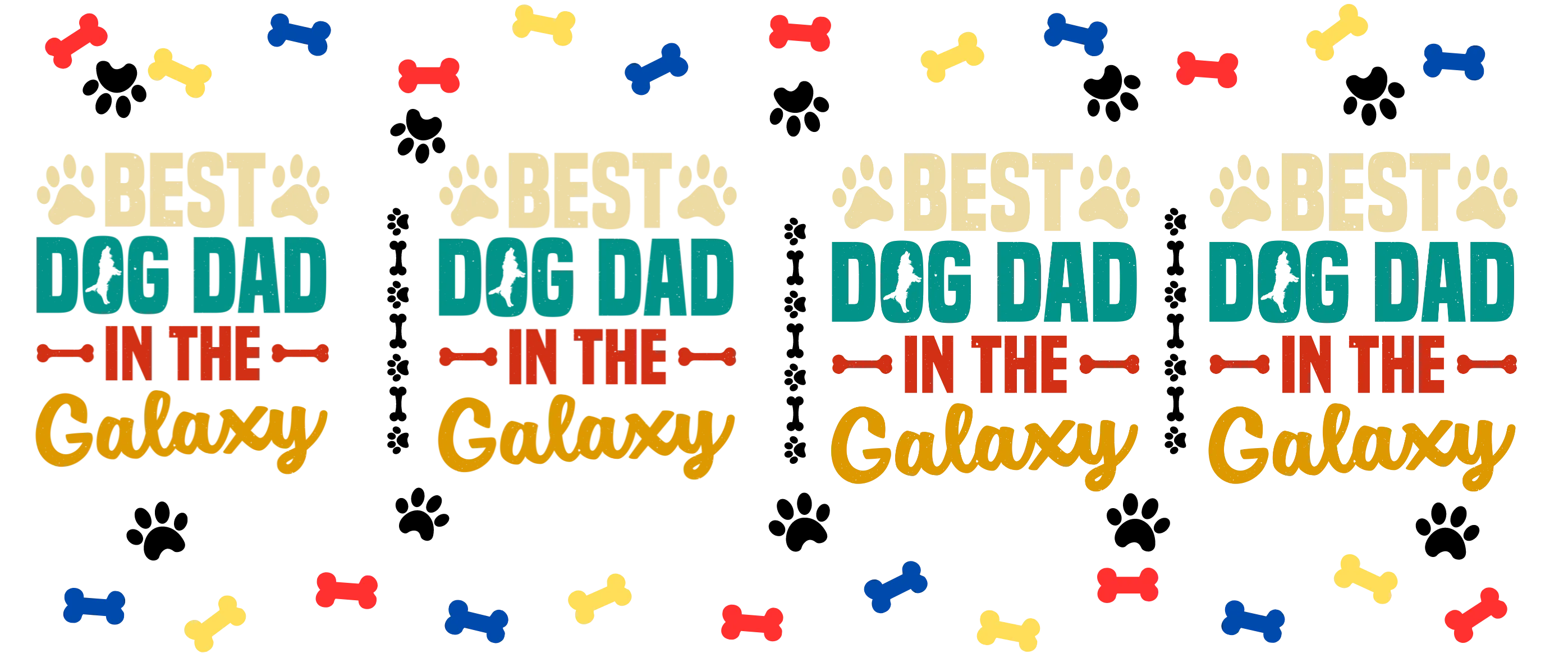 Best Dog Dad in the Galaxy | Sipper Glass, 16oz