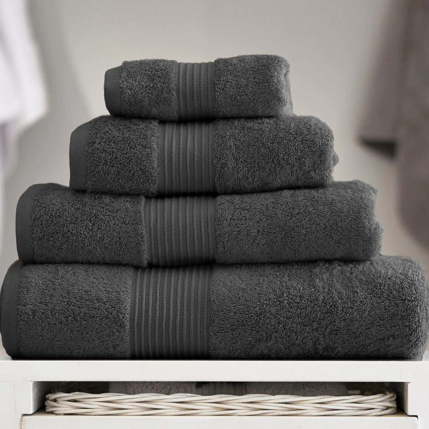 Bliss Towel Pima Cotton 650gsm - Carbon