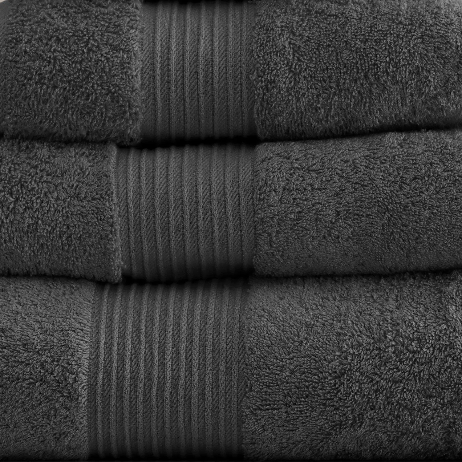 Bliss Towel Pima Cotton 650gsm - Carbon