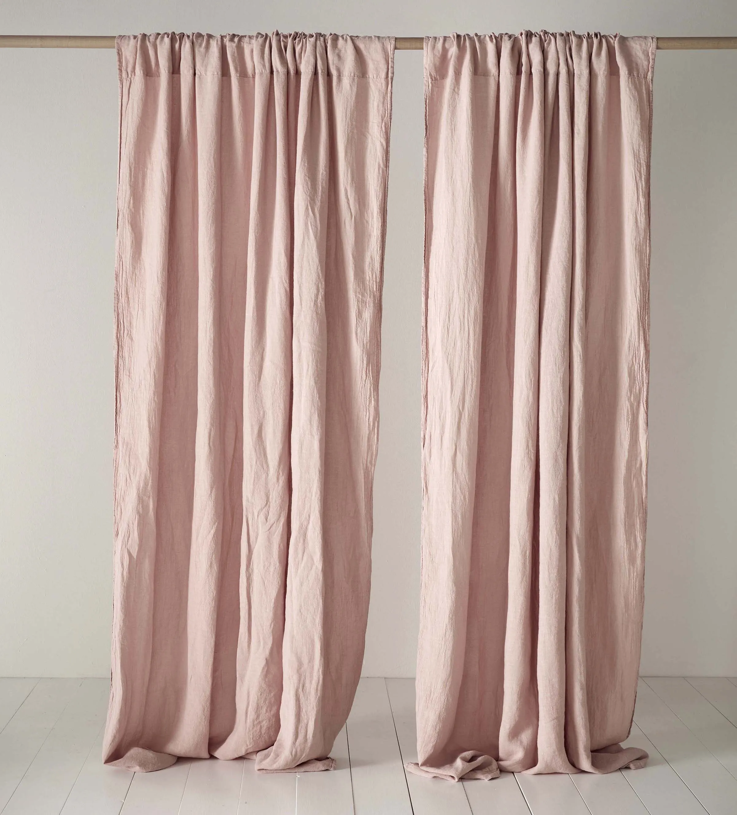 Blush Pink 100% Linen Bed Linen