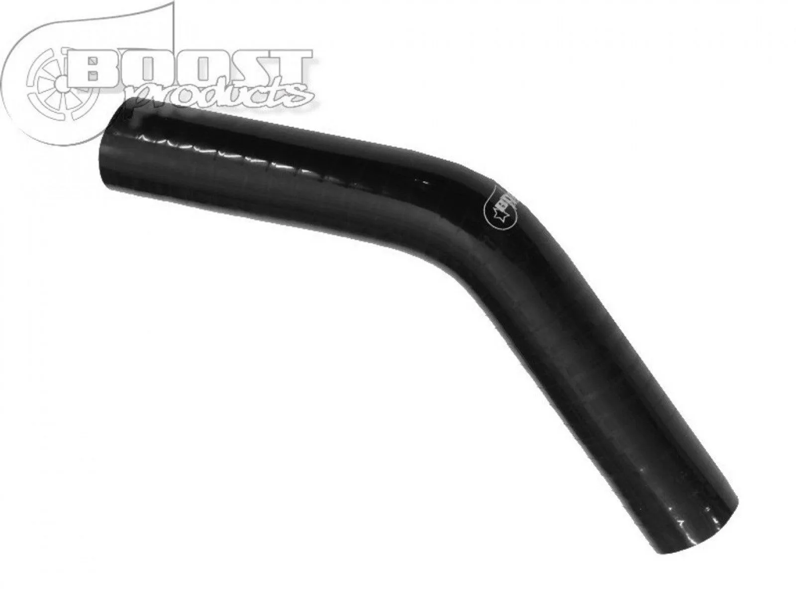 BOOST Products Silicone Elbow 45 Degrees, 89mm (3-1/2") ID, Black