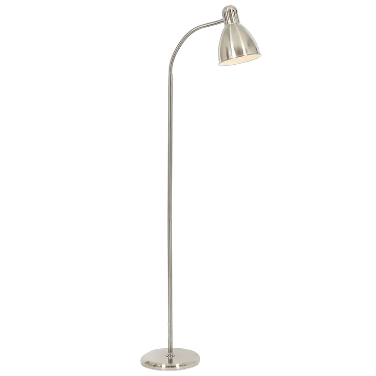 Bright Star Lighting SL032 SATIN Satin Chrome Floor Standing Lamp