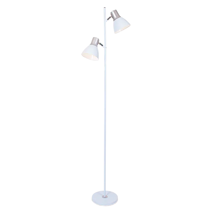 Bright Star Lighting SL1097 BLACK Mother and Son Floor Lamp with Double Switch