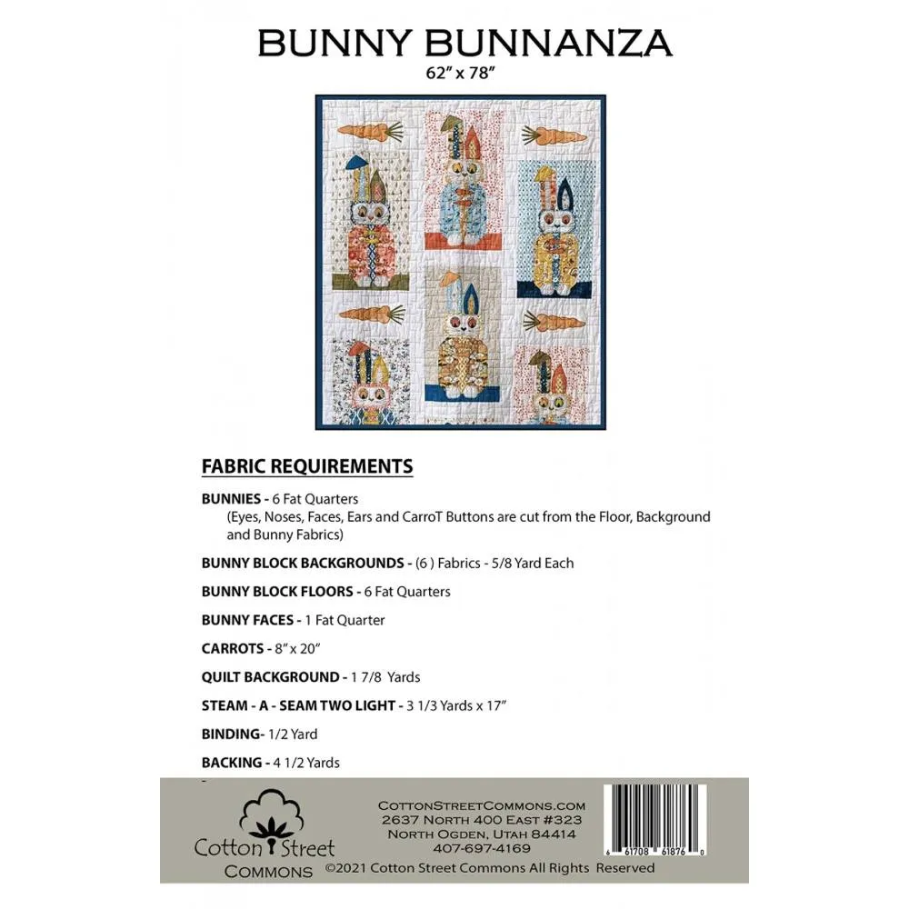 Bunny Bunnanza Quilt Pattern