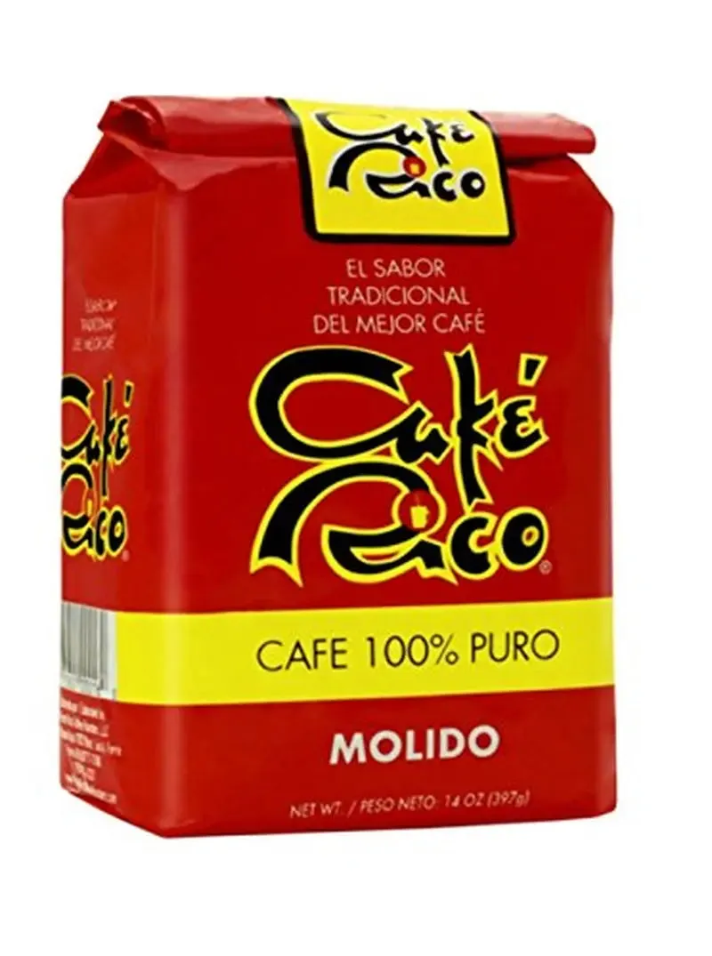 Cafe Rico Ground Regular Puerto Rican Coffee, 14 Ounce Bag (2 Pack)