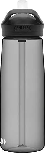 CamelBak eddy  Water Bottle with Tritan Renew – Straw Top 25oz, Charcoal