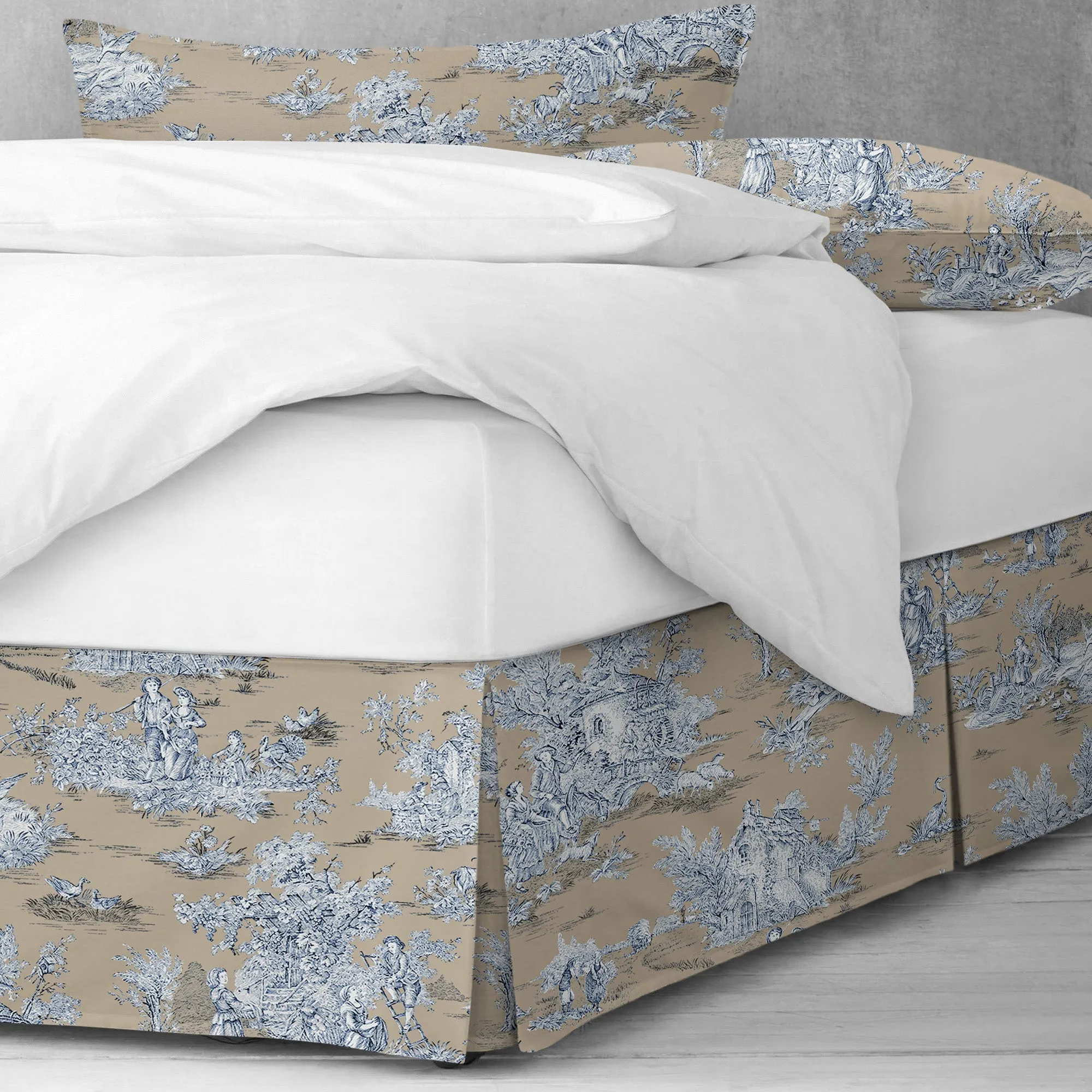 Chateau Blue/Beige Bedding