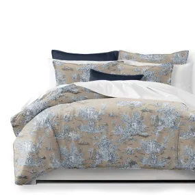 Chateau Blue/Beige Bedding