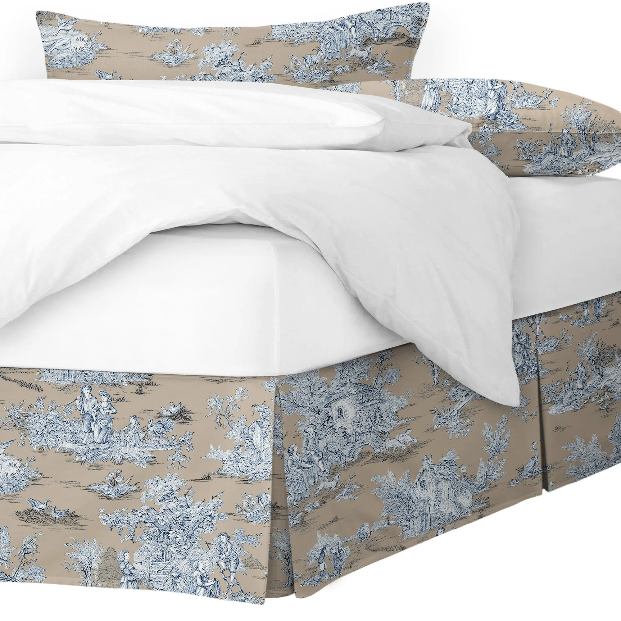 Chateau Blue/Beige Bedding