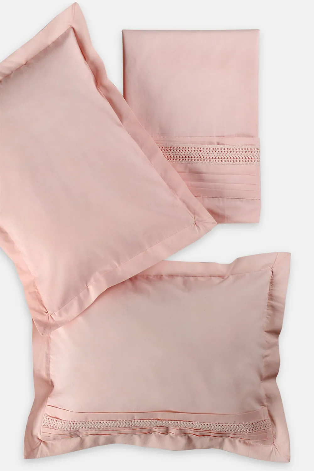 Classic Lace Sheet Set - peach