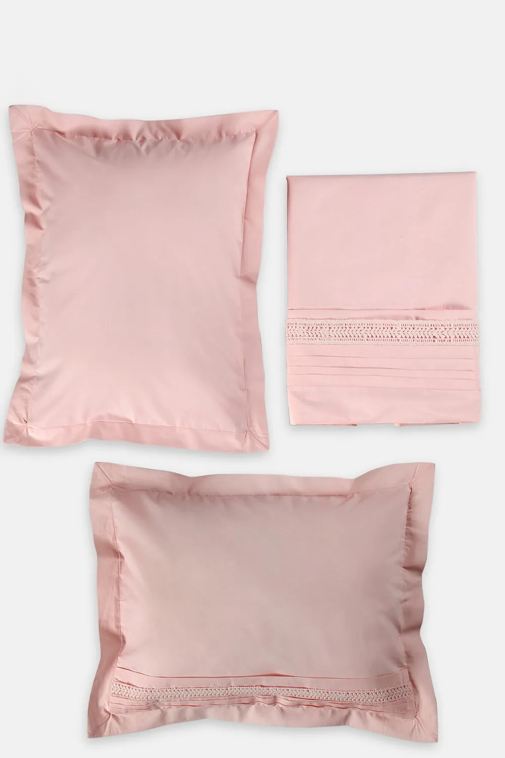 Classic Lace Sheet Set - peach