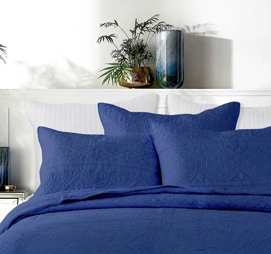 Classic Navy European Pillowcase