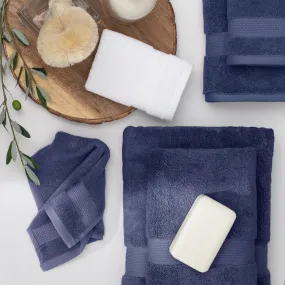 Classic Navy Towel Spa Bundle (2 Wash   2 Hand   4 Bath Towels)