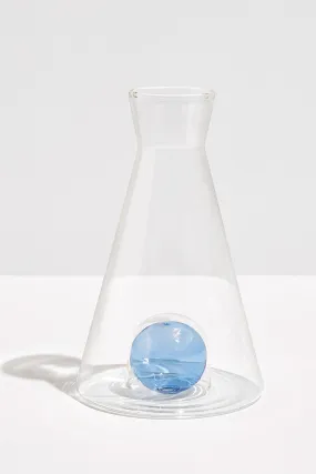 Clear and Blue Vice Versa Carafe