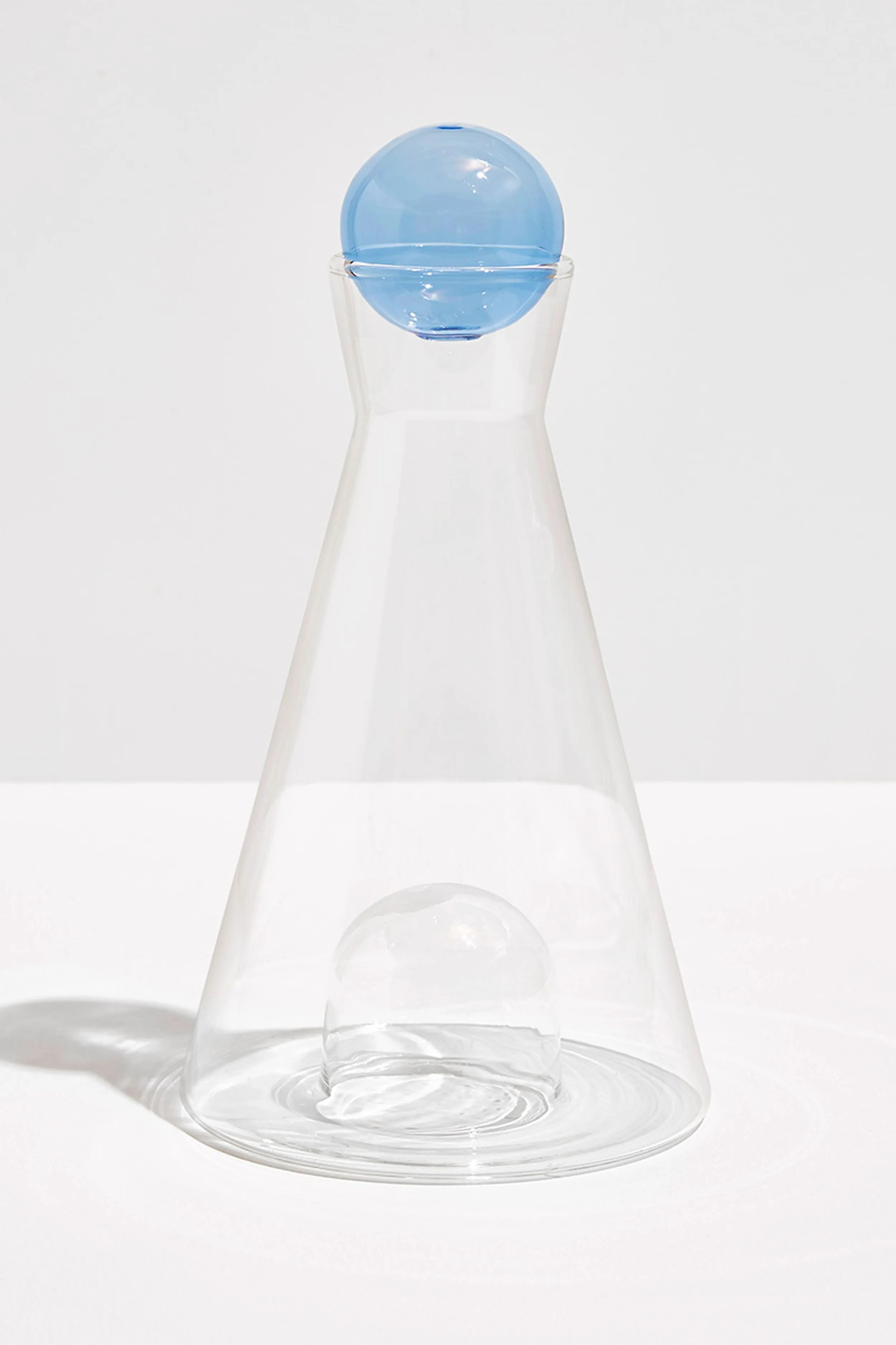 Clear and Blue Vice Versa Carafe